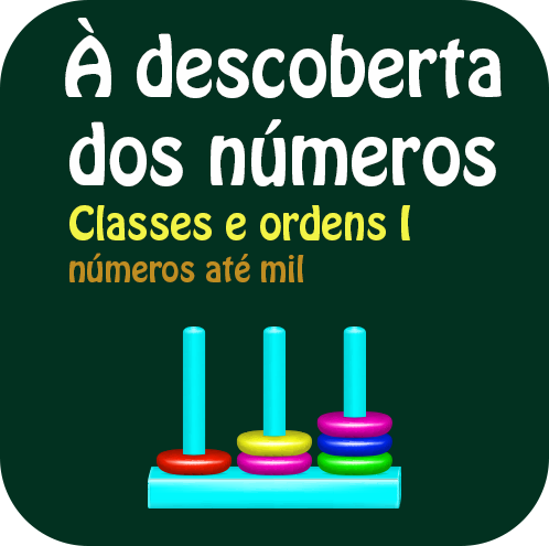 À descoberta dos números: Classes e ordens I, números até mil.