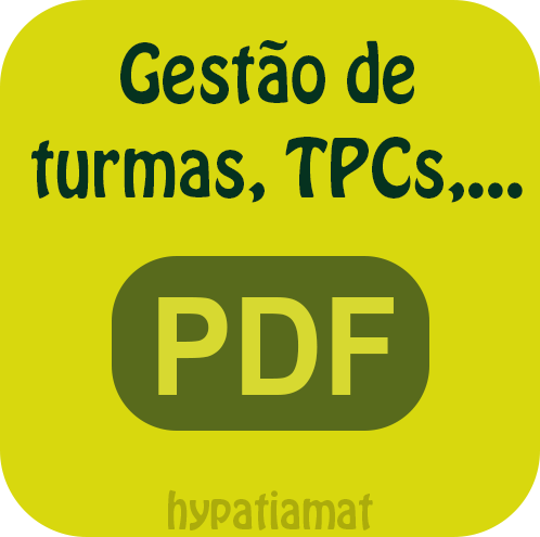 Gestão de turmas, TPCs,...