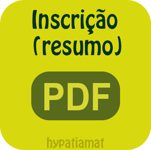 Inscrição na Plataforma Hypatiamat (resumo).