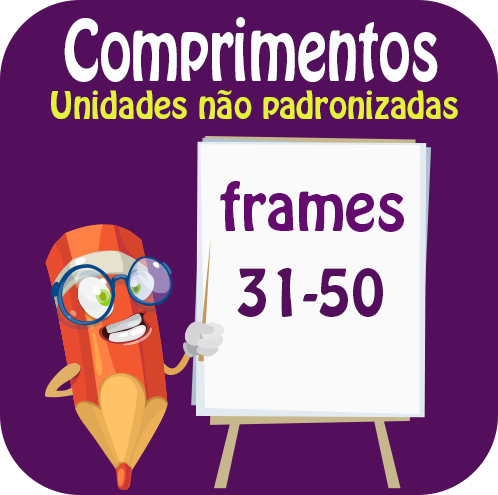 O conceito de comprimento; Comparação de comprimentos em diferentes contextos do dia a dia (distâncias entre pares de objetos, alturas, comprimentos de barras, ...);Unidades e medidas de comprimento; ...