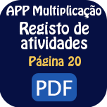 Registo de tarefas - Página 20 da APP Multiplicação.