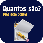 Quantos são? Mas sem contar... PDF de apoio para registo de atividades.