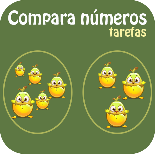 Compara números até 20.