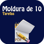 Moldura de 10 - PDF de apoio para registo de atividades.